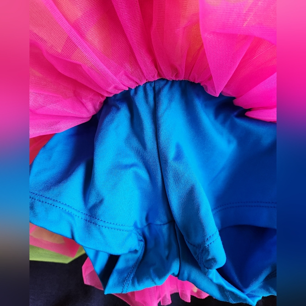 Weissman Girls Dance Leotard With Tutu, Size IC (7/8) - Picture 7 of 8